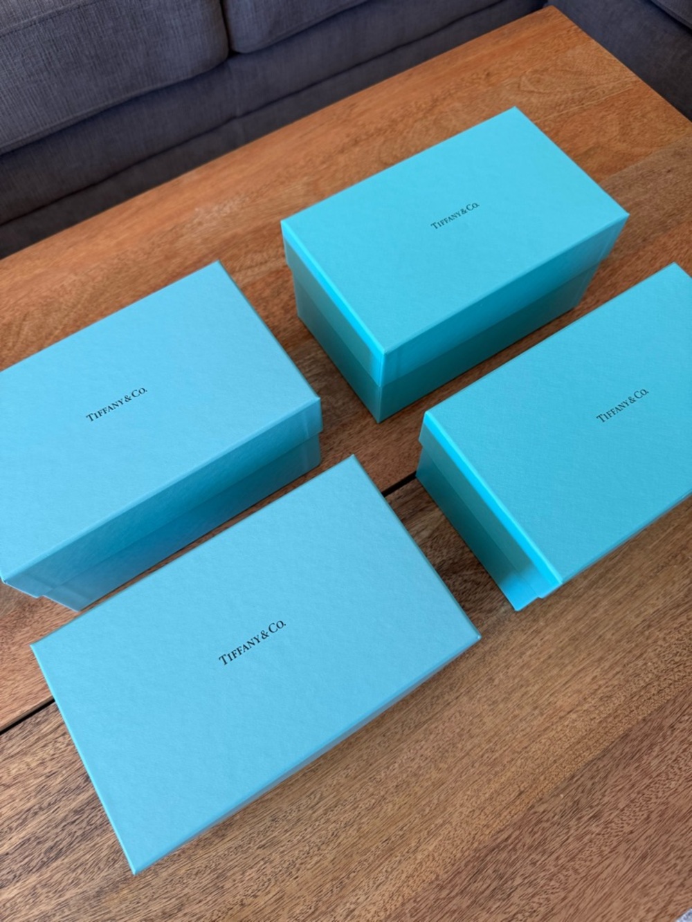 Tiffany & Co. Boxes Set of 4